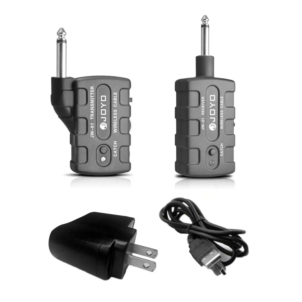 US Plug JOYO JW-01 гитара беспроводной аудио передатчик и аудио приемник гитара цифровой бас клавиатуры перезаряжаемый низкий уровень шума портативность - Цвет: US Plug