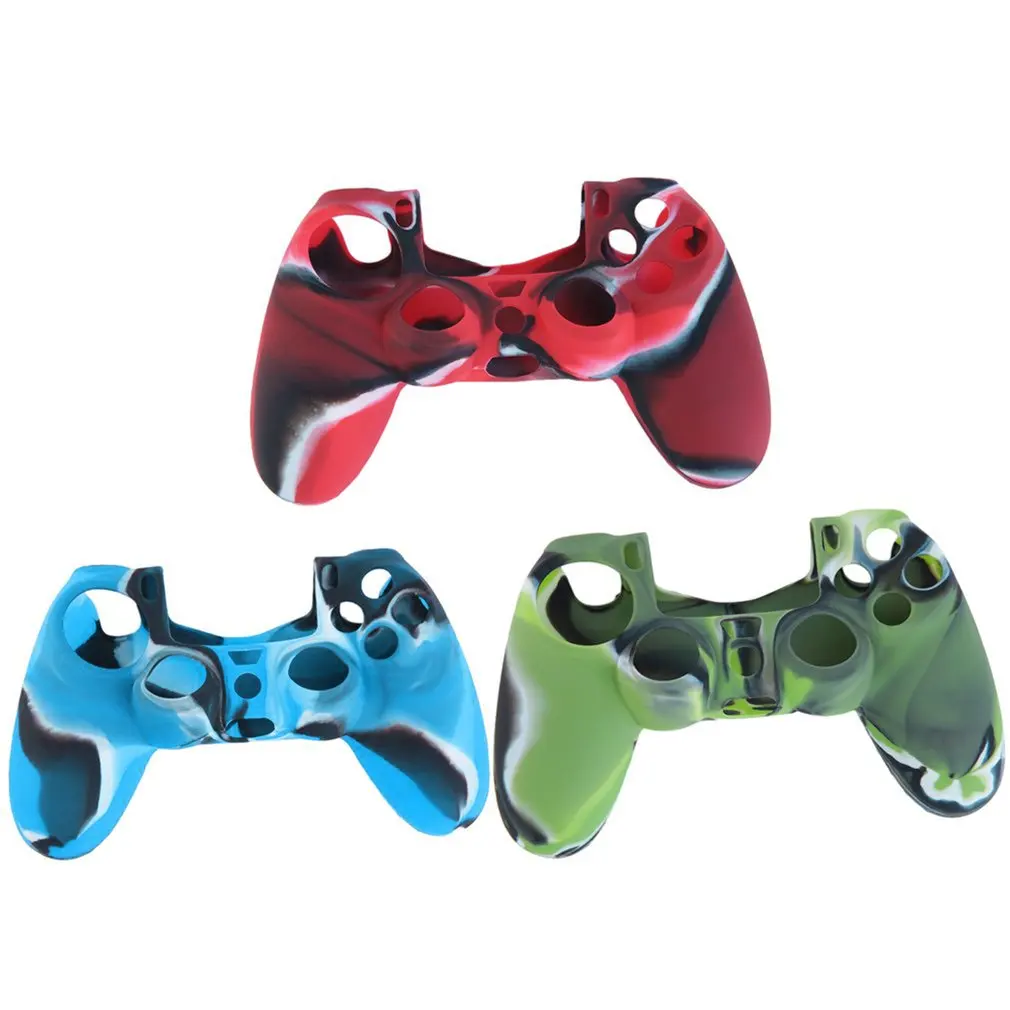 Custodia Protettiva In Silicone Morbido Mimetico Cool Per Sony Playstation 4 Ps4 Per Decalcomanie Console Controller Dualshock 4