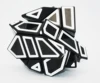 Lefun FangCun Black Base Ghost 6cm Cube Magico 3x3 Strange-shape Magic Cube Puzzle Hollow Sticker SpeedCube Educational Toys 6