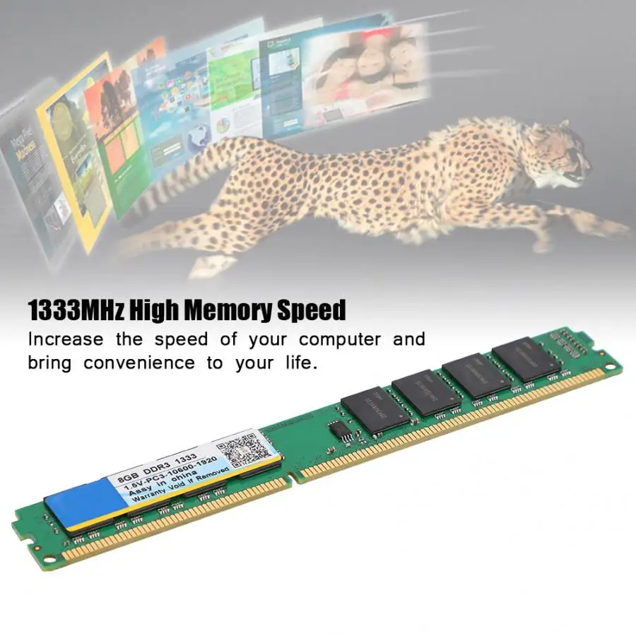 Xiede DDR3 1333MHz 8G 240Pin для настольных материнских плат Память ram полностью совместима
