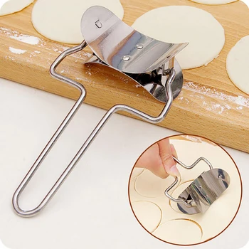 

Baking Rolling Pastry Cutter Stainless Steel Dough Rolling Cutter For Cookie Dumpling Ravioli