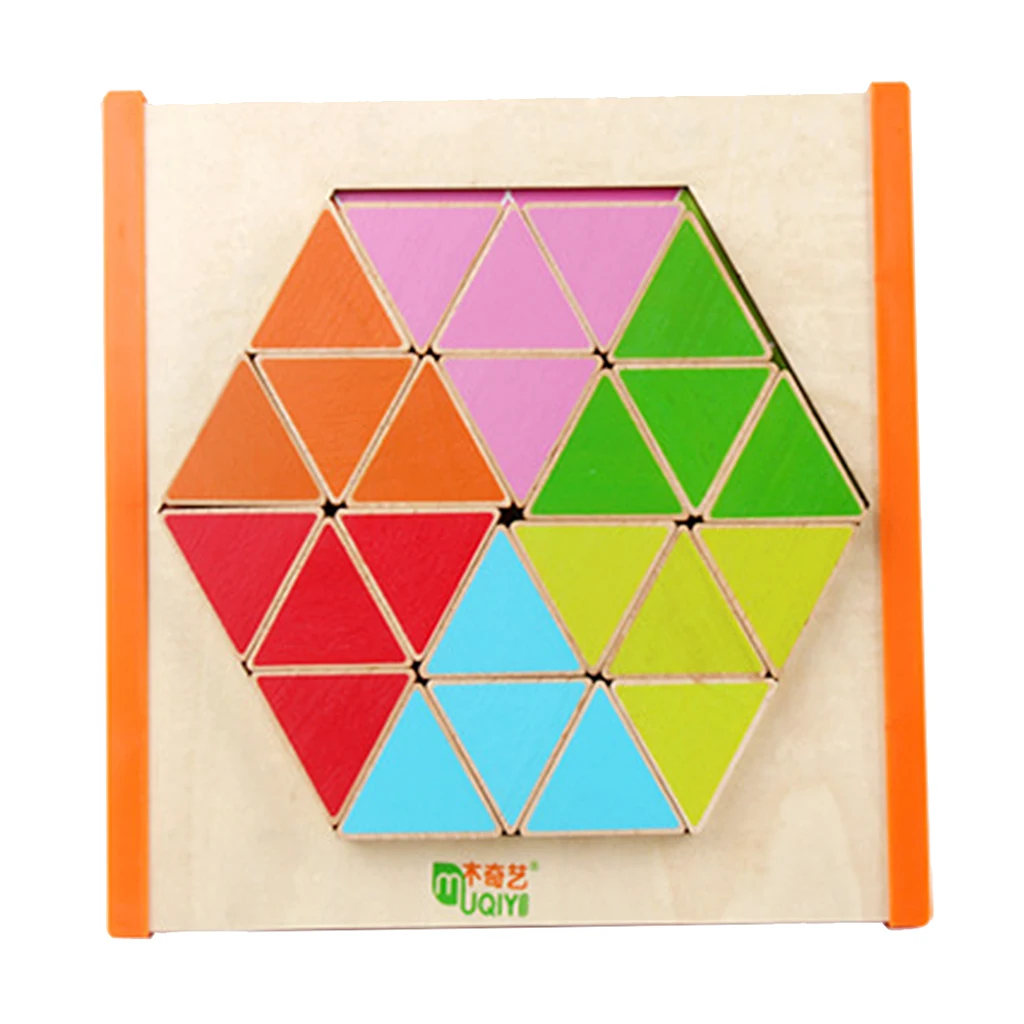 wooden mosaic puzzle