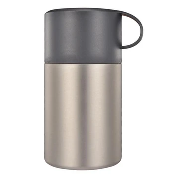 

Promotion! 600Ml Stainless Steel Vacuum Bottle Food Jar Braised Beaker Thermal Stew Pot Insulation Soup Thermoses With Portable