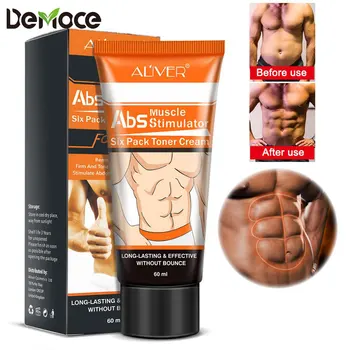 

US STOCK Powerful ABS Muscle Stimulation Cream Fat Burner Weight Loss Anti Cellulite Slimming Six Pack Toner Stimulator Cream