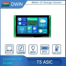 

DWIN 4.3 Inch LCD Display Arduino 480×272 Resolution HMI Smart Screen TN Touch Panel RS232/TTL UART Port DMG48270C043_04W