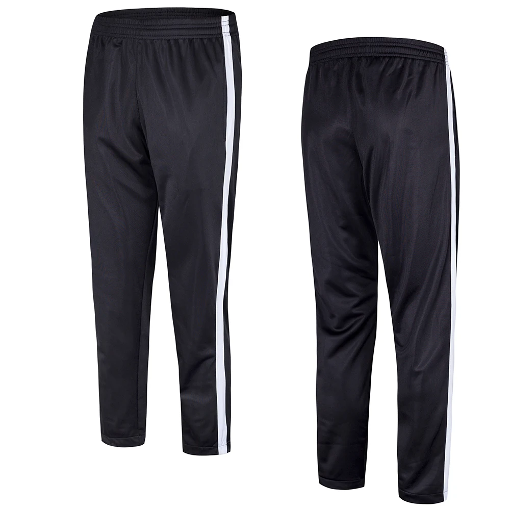 

2019 Mens Training Pants Breathable Soccer Football Sport Pants Skinny Running Sweatpants Leggings Jogging Striped Trousers