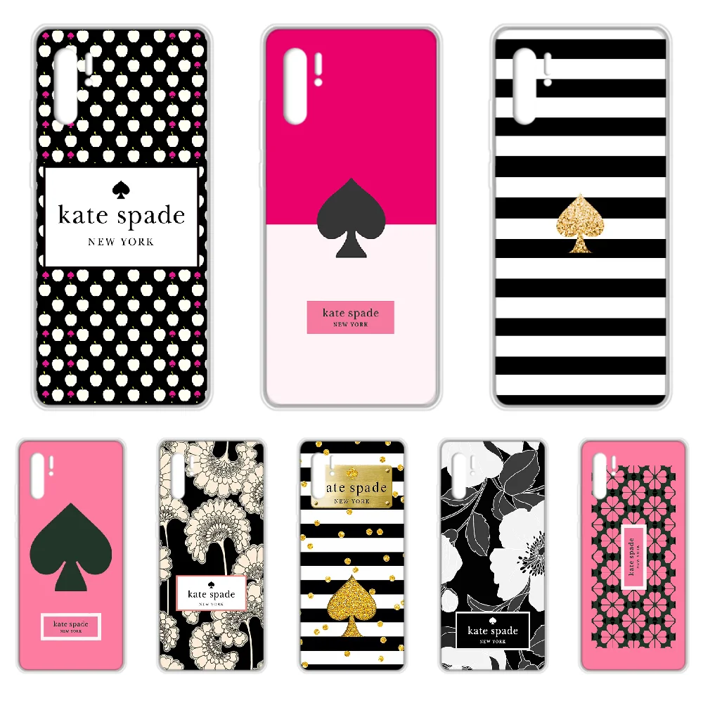 

luxurySpades girl Brand make Phone Case cover For HUAWEI p 8 9 10 20 30 40 P pro Smart 2017 2019 Z lite transparent waterproof