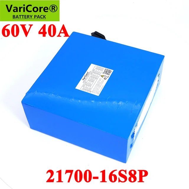 Large capacity 60V 40ah 16s4p electric scooter Batteria electric bicycle  lithium battery pack 1000W 2000W rechargeable battery