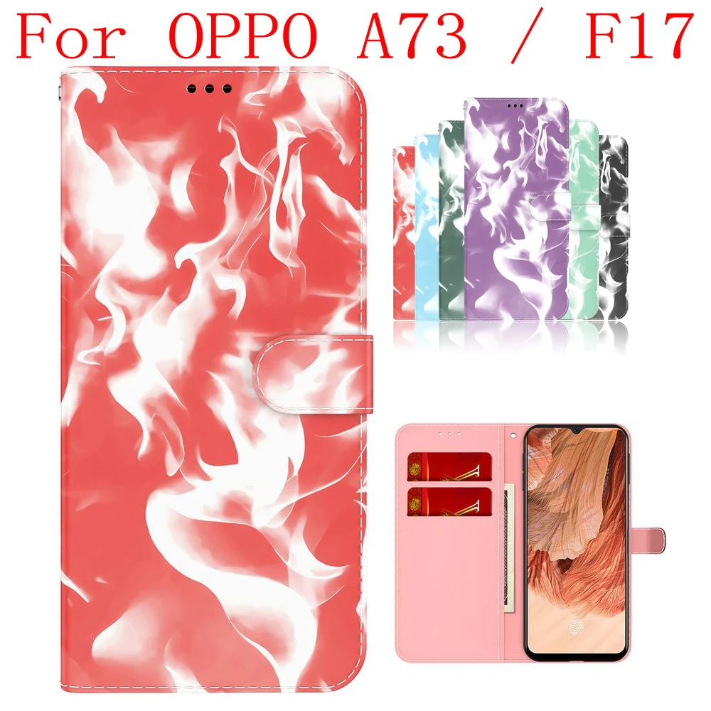Custodia Sunjolly Per Oppo A73 F17 Custodia A Portafoglio Flip Pu Custodia Per Telefono Cover Coque Capa Oppo A73 F17 Custodia Oppo A73 F17 Cover