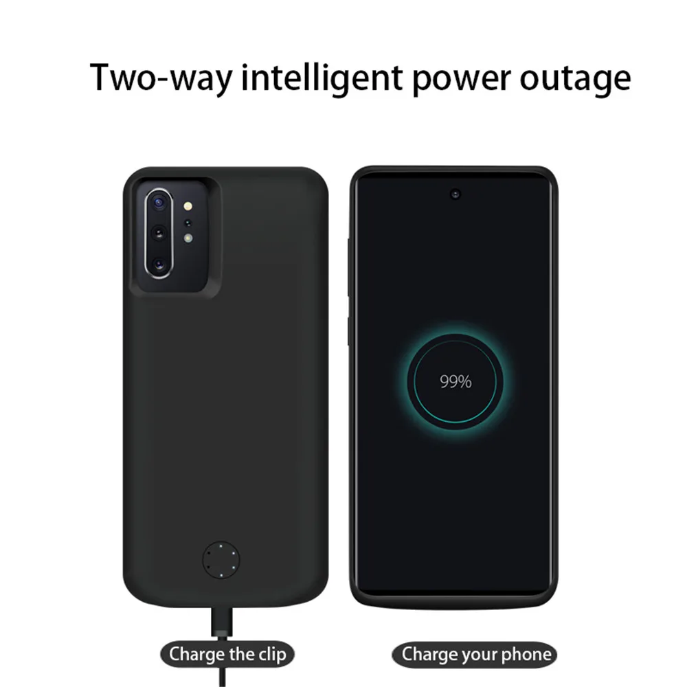 Чехол-аккумулятор для samsung Galaxy Note 10, чехол-аккумулятор 5000 мА/ч, чехол-аккумулятор для samsung, защитный чехол для зарядки