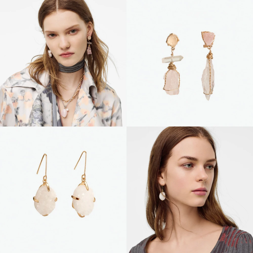 Mujeres Bohemia De Madera De Terciopelo geométrica cuelgan aretes fiesta joyas encanto