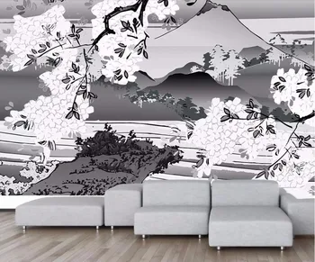 

CJSIR Custom Wallpaper HD Exquisite Japanese Ukiyo-e Classical Mural TV Background Wall 3d Living Room Bedroom 3d Wallpaper