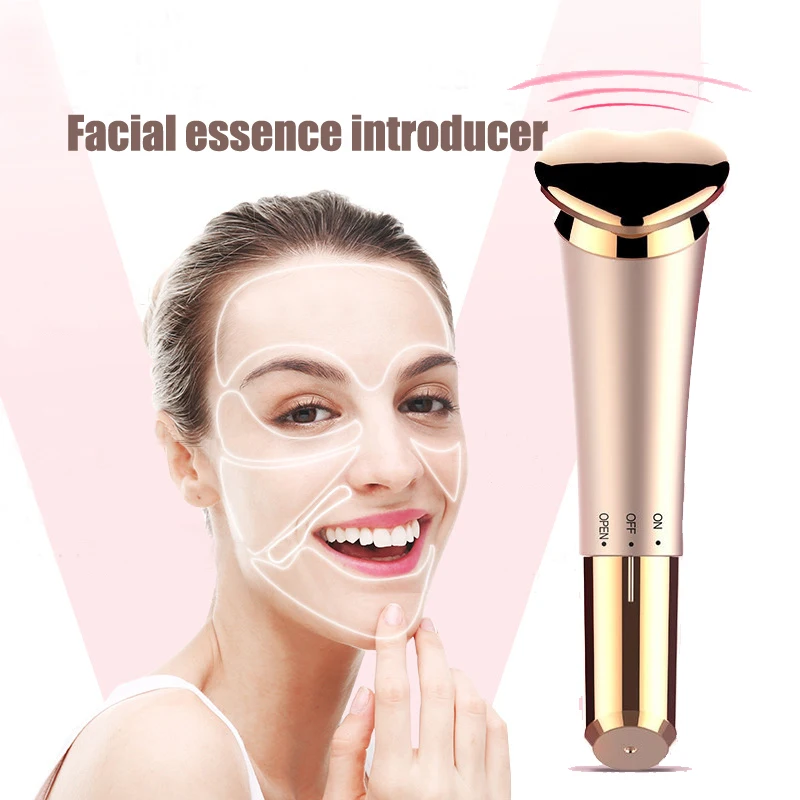 Facial Massager Essence Nutrient Solution Introduced Into the Skin Anti Aging Face Massager Remove Wrinkle Tighten Skin