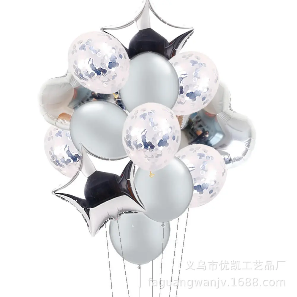 18 дюймов звезды воздушный шар с дизайном «любовь» посылка Свадебные украшения на вечеринку дня рождения украшение воздушный шар из фольги набор шара с цифрой