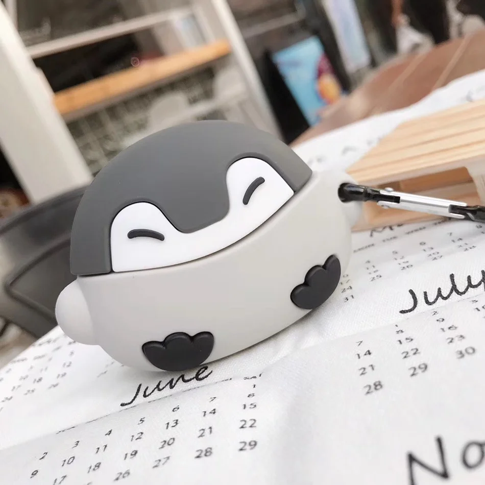 3D чехол для наушников для Airpods Pro Чехол Силиконовый медведь кошка Мультяшные наушники/Earpods чехол для Apple Air pods Pro 3 чехол Брелок