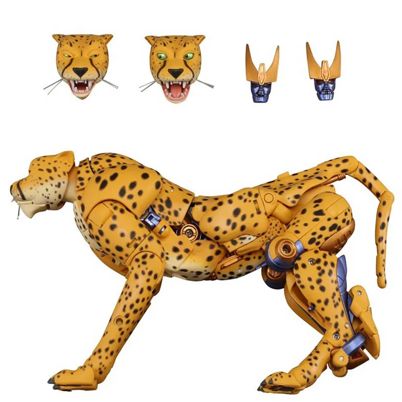 MP34 BW зверь войны MP желтый леопард воин 3C Автобот может переключаться между двумя формами модели игрушки для детей подарок собрать