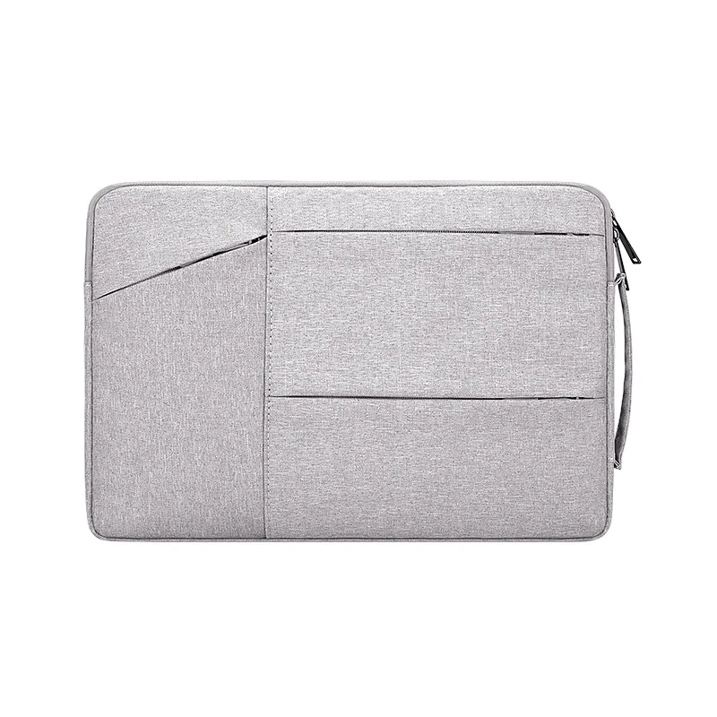 01 without power bag Сумка для ноутбука в полоску чехол для Macbook Air Pro retina 11 12 13 15 дюймов Сумка для ноутбука сумки для lenovo Dell hp Surface Xiaomi - Цвет: 01 without power bag