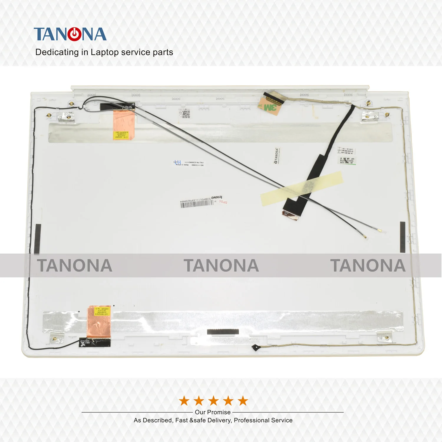 AP10S000230 для lenovo Ideapad 510-15 510-15ISK 510-15IKB чехол для ЖК-панели задняя крышка верхний чехол задняя крышка Белый W/антенна