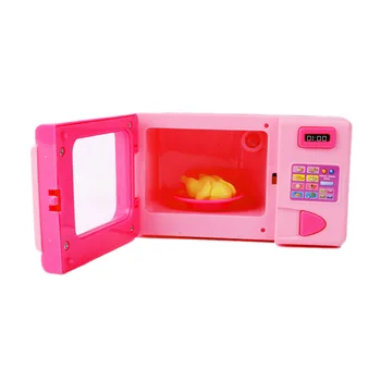 

Children Kid Mini Cute Pink Microwave Oven Pretend Role Play Toy Educational For Children Role Playing Kitchen Toys