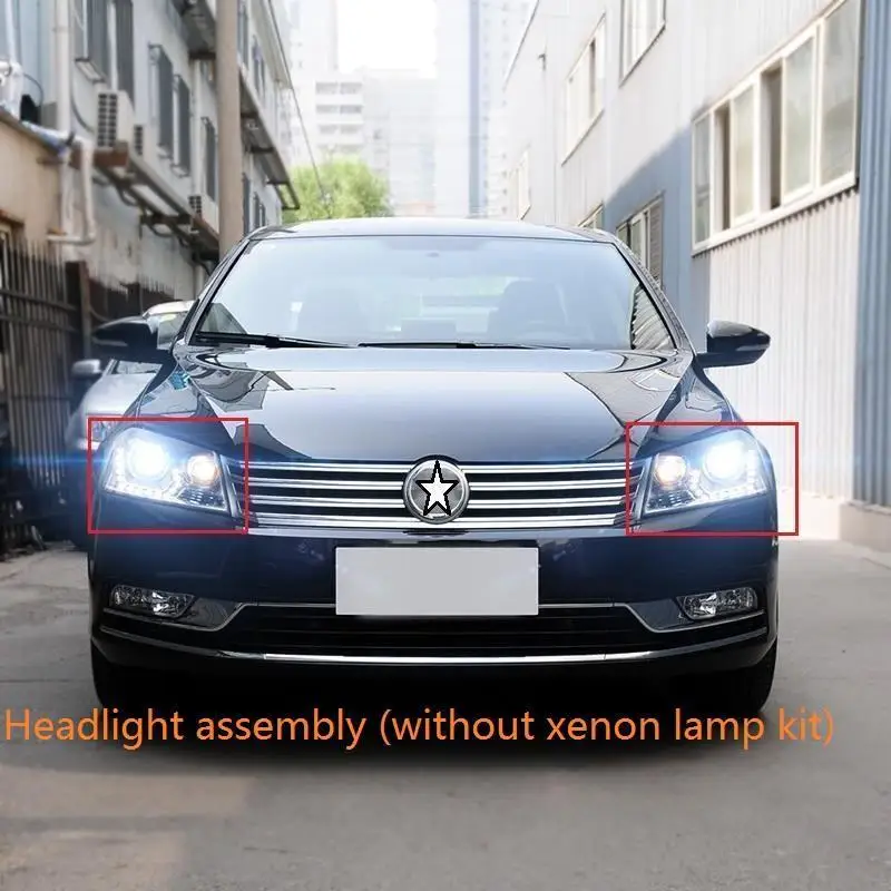MODEL D Автомобильные аксессуары Drl Neblineros Para Автомобильные фары светодиодные фары в сборе 12 13 14 15 для Volkswagen Magotan - Цвет: MODEL D