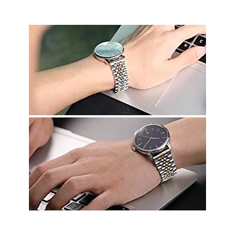 22mm Metal Strap For Samsung Galaxy Watch 46mm Bands/Gear S3 Classic/Frontier Band Stainless Steel Bracelet For Huawei Watch GT