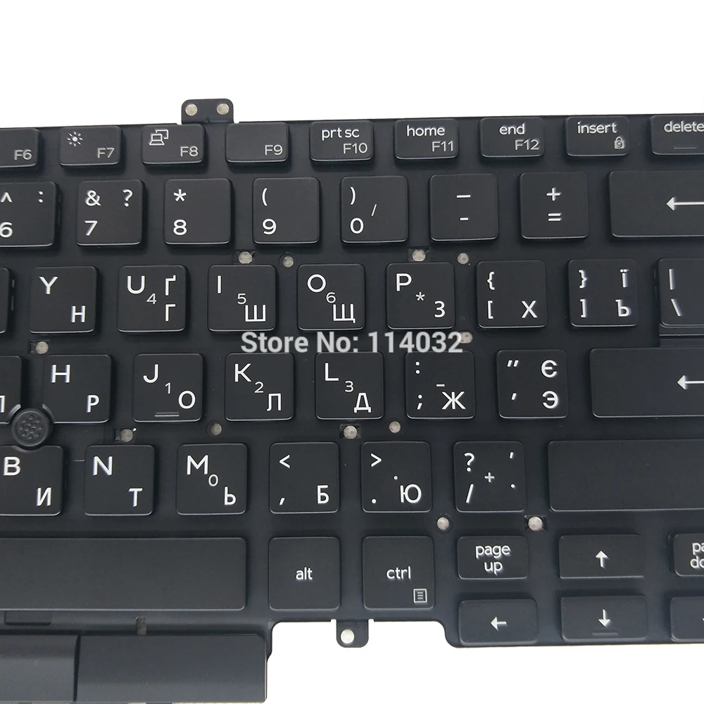 Teclado Retroiluminado para Dell Latitude 7400 3400 5400 5401 Russo Ponteiro Preto 057t39 57t39 Pk132fb2a13 Dlm18g7 - Imagem 6