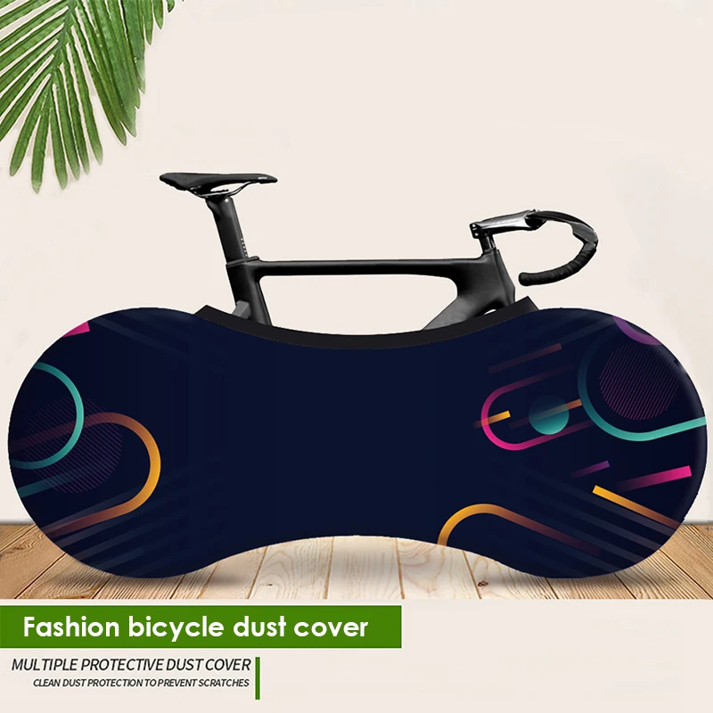 Indoor Portable Elastic Fabric Bicycle Dust Cover