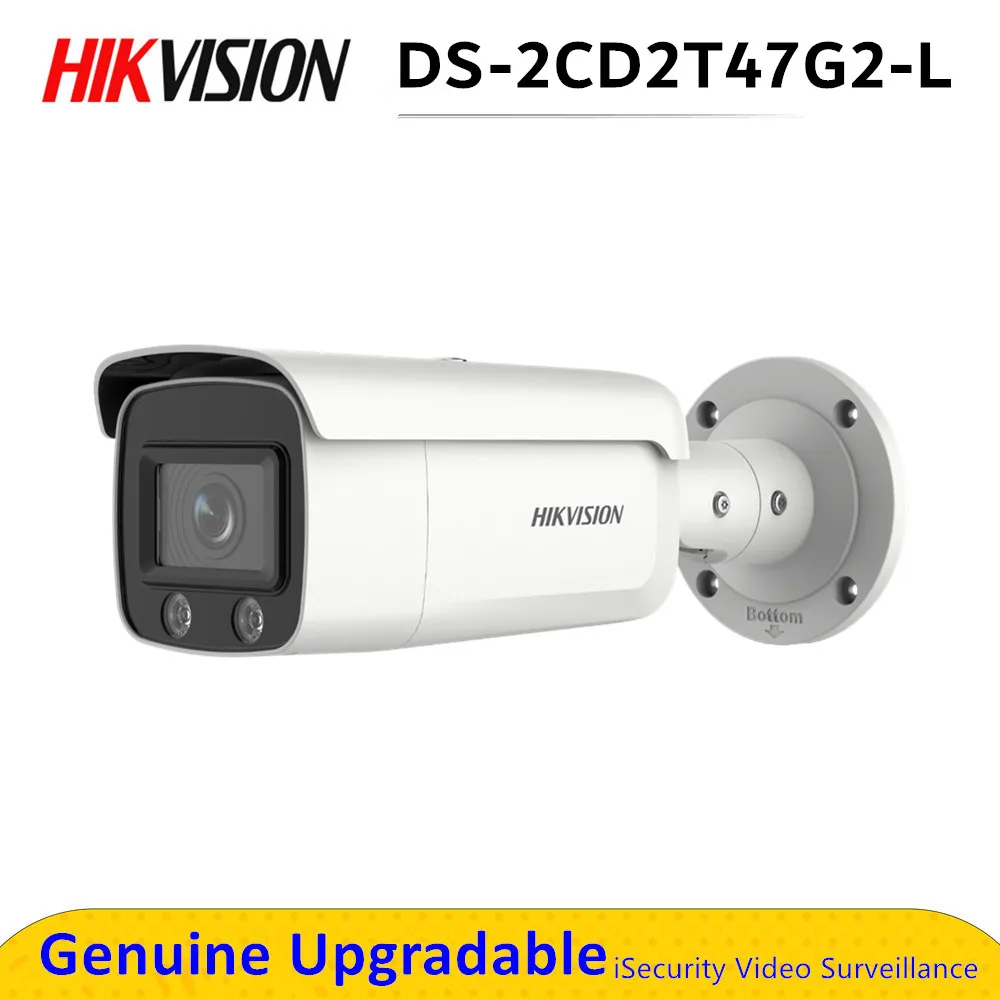Оригинальный Hik DS 2CD2T47G2 L заменить 2CD2T47G1 4MP Цвет Vu пуля сети IP cctv Камера POE H.265 полный