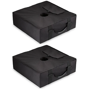 

2 Pieces of Cantilever Umbrella Square Base Sandbag, Counterweight Bag Sandbag Suitable for Tent Patio