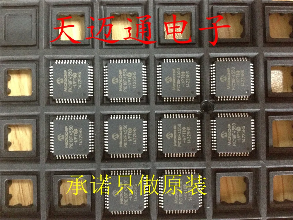 送料無料pic18f4550-i-pt-pic18f4550-qfp44-bom-1個