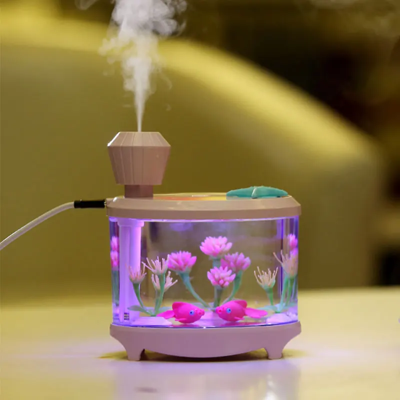 

460ML Air Humidifier Essential Oil Diffuser Aromatherapy Aroma Diffuser USB Humidifiers Light Humidificador Mist Maker for Home