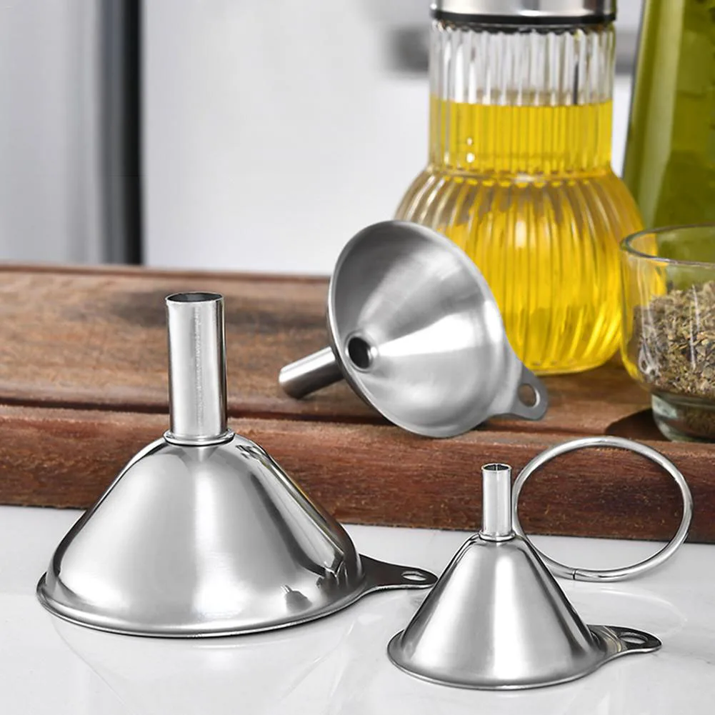 3 шт./компл. Воронка Из Нержавеющей Стали Встроенная мини для масла вина