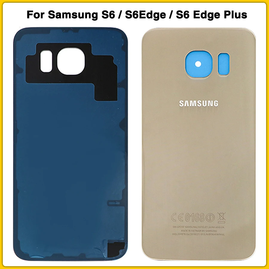 Чехол для задней крышки S6 для samsung Galaxy S6Edge S6 Edge Plus G920 G920F G925 G928, задняя крышка для батареи, задняя крышка для двери