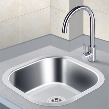 

kitchen Sink Single Bowl Bar Sink 304 Stainless Steel kitchen Basin Balcony Sink Kitchen Washing Sink Basin Household Fregadero