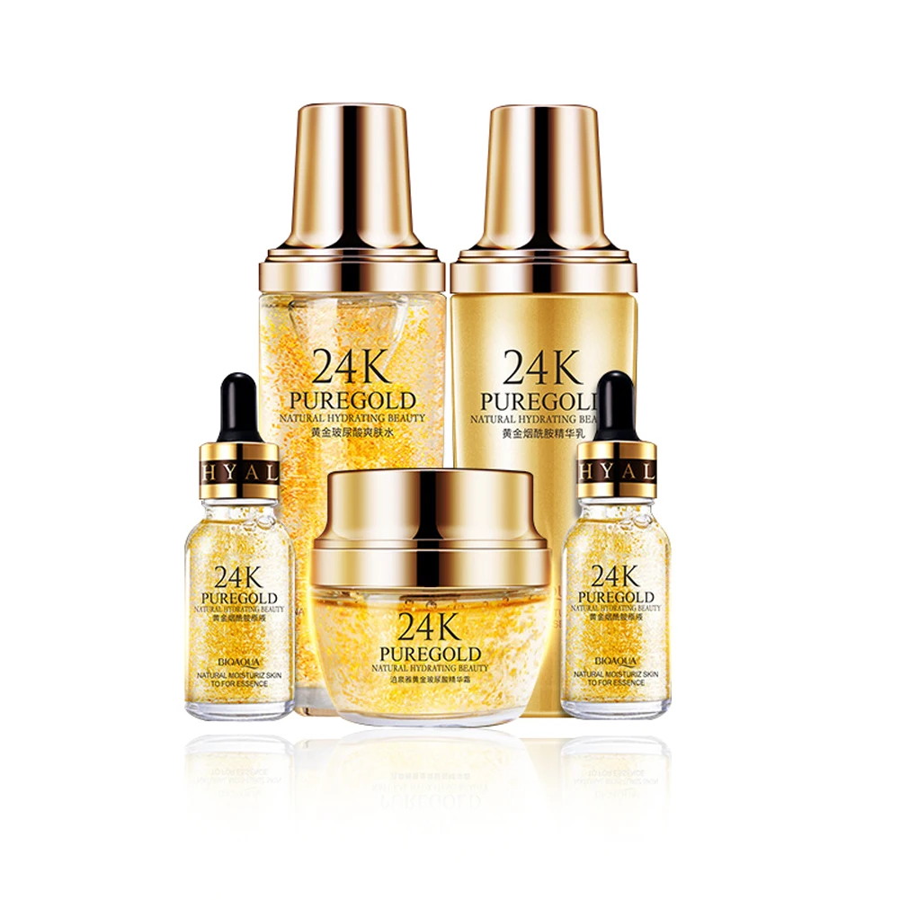 Набор гиалуроновой кислоты сыворотка Speckle Fade Natural Liquid 24k Золотая Кожа увлажняющий