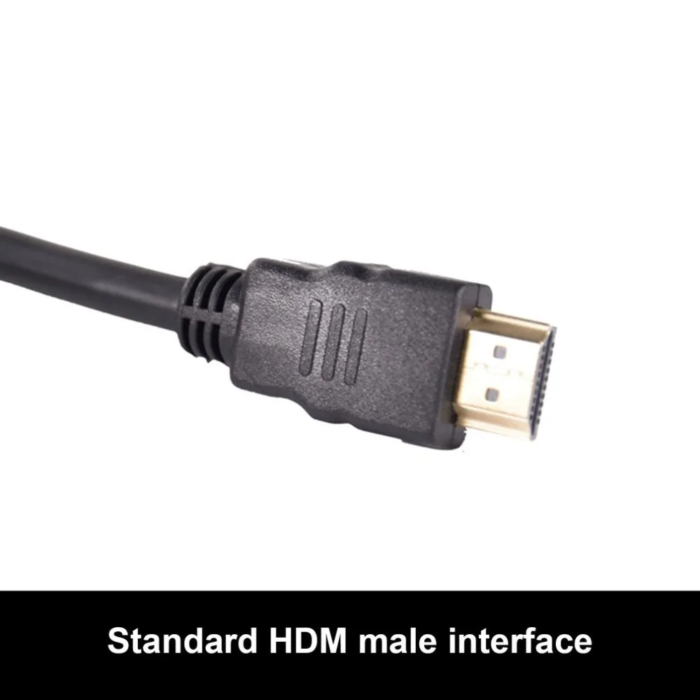HDMI к 3RCA кабель позолоченный HDMI К AV кабель HDMI к Tri-разница в цвете из-линия аудио кабель «Папа-папа» для ТВ DVD