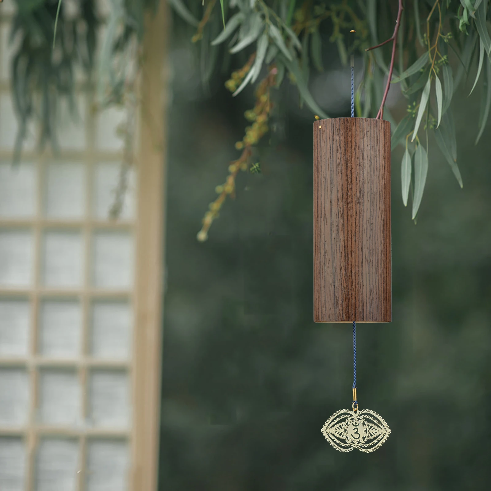 Carillon éolien En Bambou Japonais - Accord En Fa - 16,5 X 6,5 Cm - Pour Jardin, Balcon, Méditation - Son Zen
