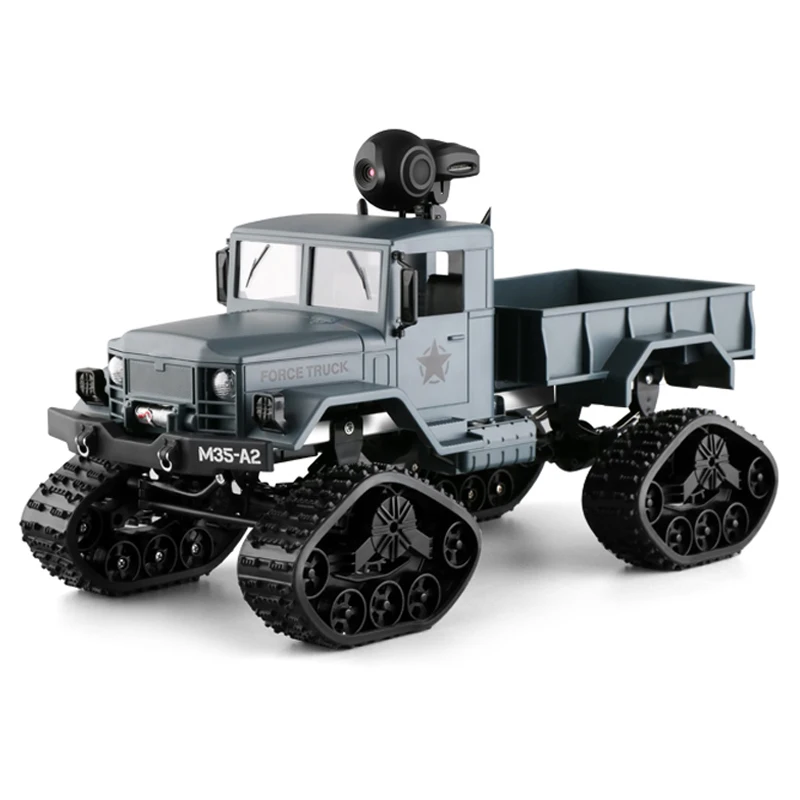 WiFi FPV RC Car 2.4G 1:16 Truck  Remote Control Army Military Off-Road Climbing Phone Control Toy 4 Wheel Drive Vehicle Toy gift 2