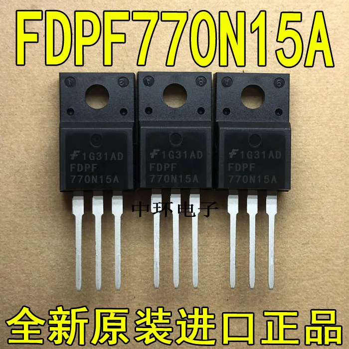 10 шт./лот FDPF770N15A 150V 10A TO-220F