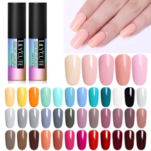 LILYCUTE Series Nail Polish 5ml Purple Red Black Gray Soak Off UV Gel Polish Glue Lacquer Manicure Nail Art Varnish Tool