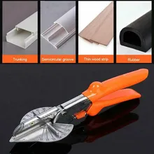 Регулируемый угол мульти угол Mitre сайдинг проволока воздуховод резак ножницы деревообрабатывающие ножницы Trunking сдвига провода слот резак