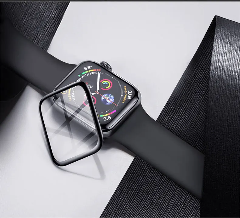 Защитное стекло для экрана apple watch 4 3 5 iWatch band 42 мм 44 мм 38 мм 40 мм HD водонепроницаемое Закаленное стекло пленка часы аксессуары