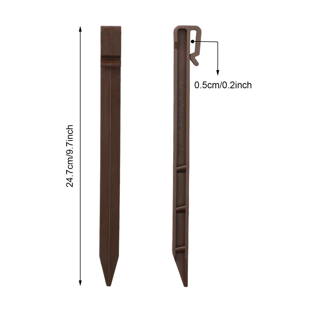 25cm garden staples plant stakes multifunctional