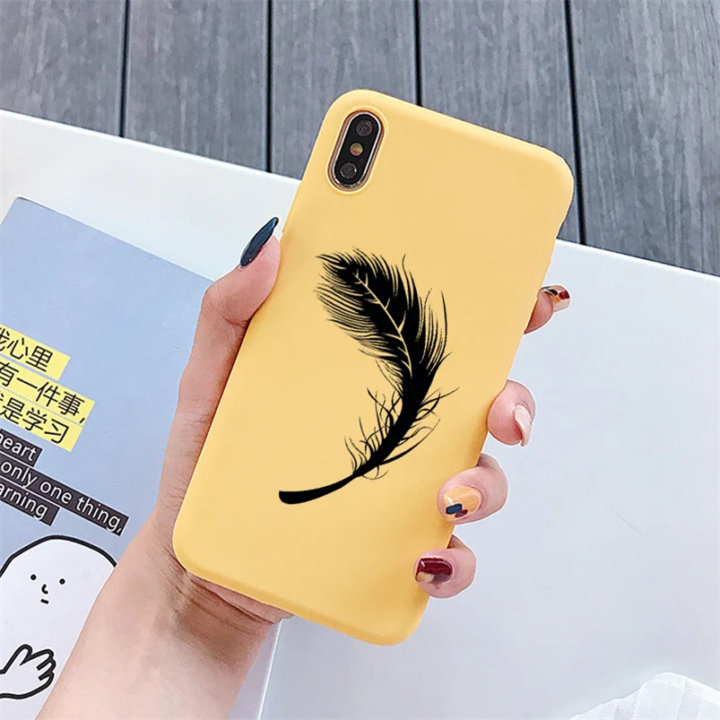 Матовая принципиально для samsung Galaxy S10 S8 S9 плюс S10E S6 S7 край A10 A20 A20E A30 A40 A50 A60 A70 M10 M20 M30 M40 Note 8 9 ТПУ чехол - Цвет: heiyumao