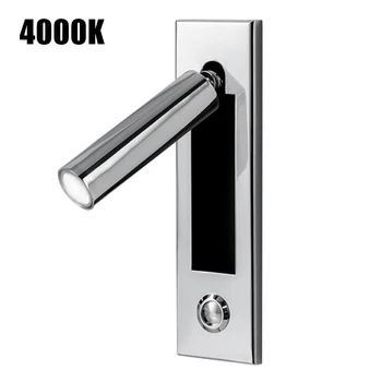 

Modern Simple Hotel Headboard Sconce Rotatable Home Bedroom Bedside Guest Room Push Switch Reading LED Wall Light Lamp Recessed