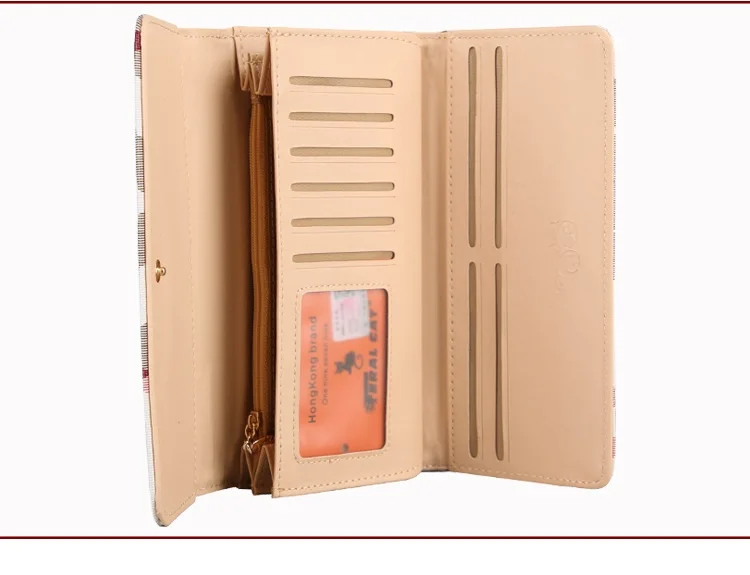 FERAL CAT Female Luxury New Zipper Fashion Wallet Women Wallets Card Hand Bag Phone Packages31