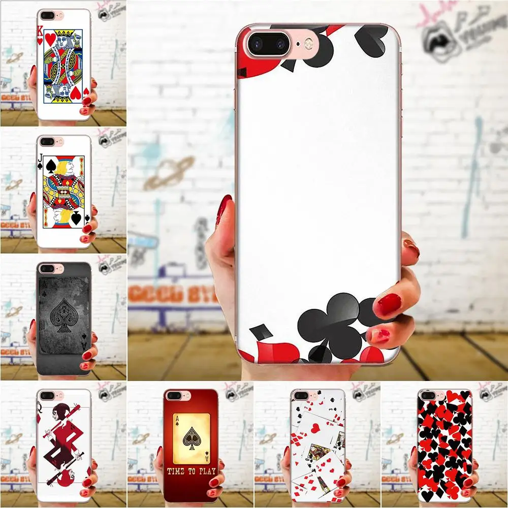 Soft TPU 2017 New Arrival For Sony Xperia Z Z1 Z2 Z3 Z4 Z5 compact Mini M2 M4 M5 T3 E3 E5 XA XA1 XZ Premium Poker Hd Logo | Мобильные