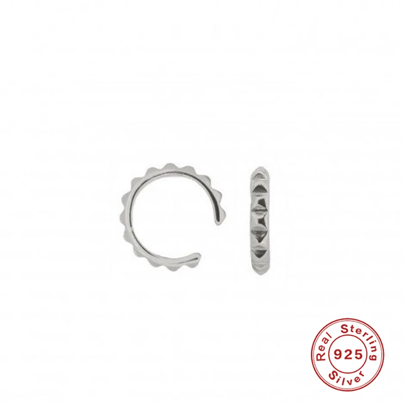 Shape 4 925 пробы, серебряные серьги для женщин, золотые, лунные, циркониевые серьги для девушек, маленькие серьги для пирсинга, женские серьги в форме сердца Z5 - Окраска металла: Shape 4