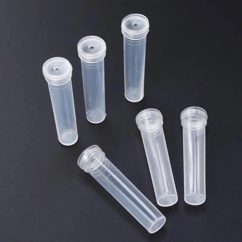 

300pcs Nutrition Tube Flower Fresh Tube Garden Nursery Pots Transparent Water Tube Flower Water Container Planter Florist