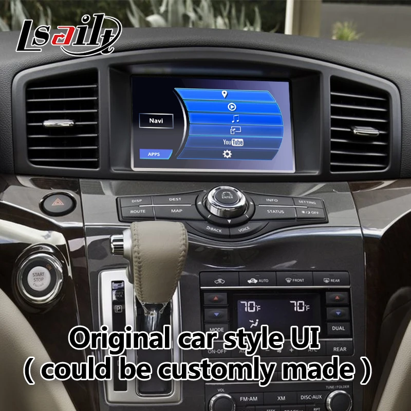 Lsailt Android/Carplay интерфейсная коробка для Nissan Elgrand E52 2010-19 видео интерфейс gps навигация Murano Patrol Lsailt